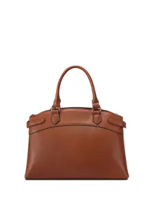 GUESS PU Structured Satchel with Tasselled