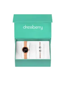 DressBerry Women Watch & Bangle Gift Set