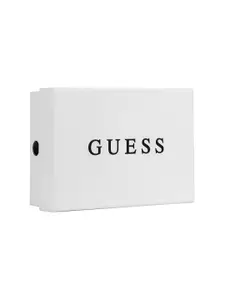 GUESS Women Brand Logo Printed Passport Holder