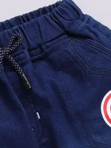 Annie Infants Boys Printed Round Neck Pure Cotton T-shirt With Shorts