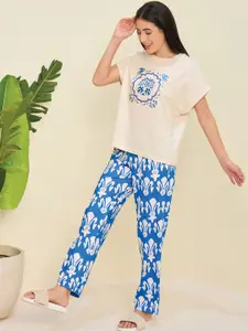 Sweet Dreams Women Printed Night suit