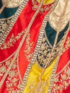 ODETTE Semi-Stitched Lehenga & Unstitched Blouse With Dupatta