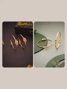 Anouk Women Gold Brass Bangle