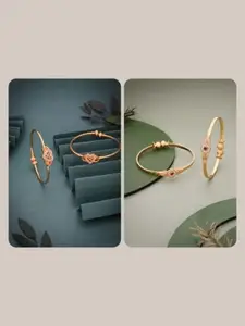 Anouk Women Gold Brass Bangle