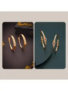 Anouk Women Gold Brass Bangle