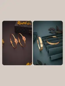 Anouk Women Gold Brass Bangle