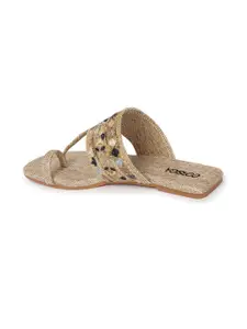 CORSICA Women Embellished Ethnic One Toe Flats