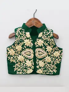 Shoryam Fashion Girls Embroidered Ready to Wear Lehenga &