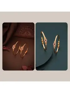 Anouk Women Gold Brass Bangle