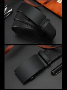 Provogue Black Formal Slim Belts