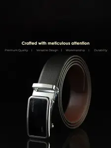 Provogue Men Textured Reversible Formal Belt