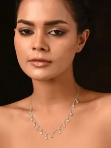 JAYPORE Silver Necklace