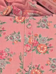 ASISA Floral Printed Pure Cotton Unstitched Dress Material