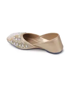CORSICA Women Embellished Ethnic Mojaris Flats