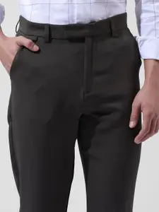The Indian Garage Co Men Slim Fit Formal Trousers