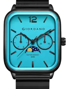 GIORDANO Men Dial & Stainless Steel Bracelet Style Straps Analogue Watch GZ-50117-77