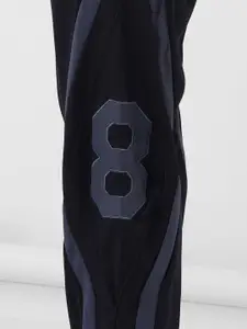 The Indian Garage Co Men Side Striped Loose Baggy Fit Applique Joggers