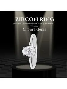GenZcomplex Gold-Plated Brass Zircon Finger Ring