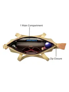 Baggit Textured Bowling Satchel