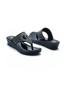 IndiForce Leather Wedge Heels