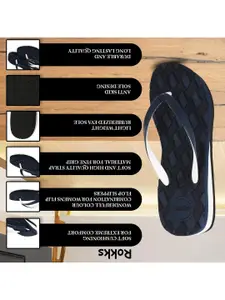ROKKS Women Rubber Flip Flops