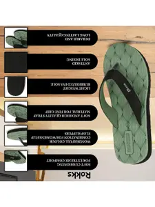 ROKKS Women Rubber Flip Flops