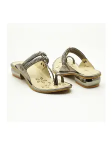 IndiForce Embellished Comfort Peep Toes