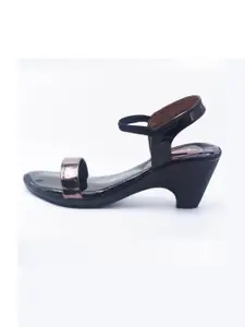 IndiForce Leather Block Heels