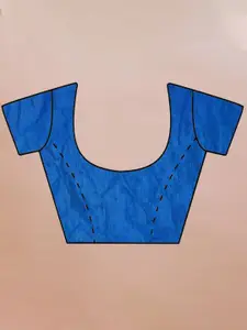 DEVATITHI Solid Saree With Blouse Piece