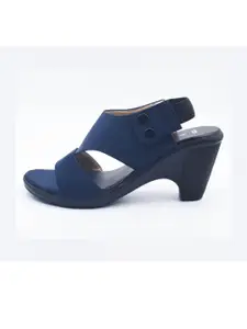 IndiForce Leather Block Heels