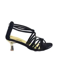 IndiForce Suede Party High-Top Slim Heeled Gladiators