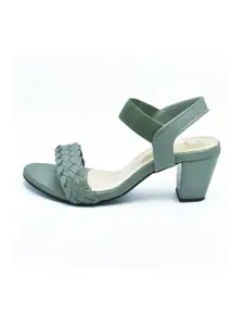 IndiForce Leather Block Heels