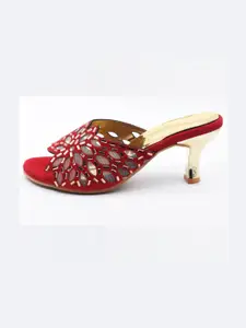 IndiForce Embellished Party Slim Heels