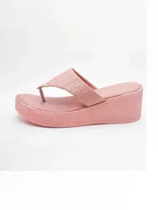 IndiForce Textured Leather Wedge Heels