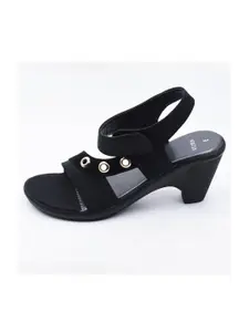 IndiForce Leather Block Heels