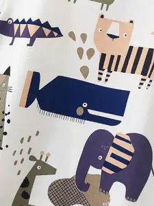 INCLUD Boys Printed Round Neck T-Shirt With Shorts