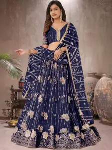 F Plus Fashion Multi Net Lehenga Choli