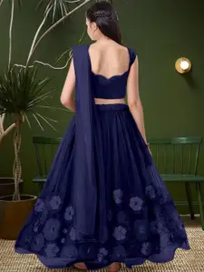 F Plus Fashion Pink Net Lehenga Choli