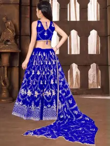 F Plus Fashion Pink Net Lehenga Choli