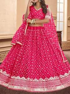 F Plus Fashion Multi Net Lehenga Choli