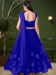 F Plus Fashion Pink Net Lehenga Choli