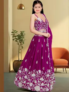 F Plus Fashion Black Net Lehenga Choli