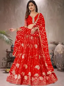 F Plus Fashion Multi Net Lehenga Choli