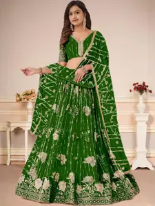 F Plus Fashion Black Net Lehenga Choli