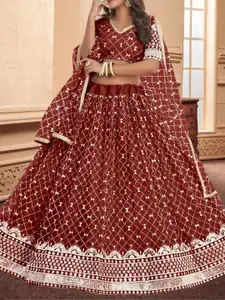 F Plus Fashion Multi Net Lehenga Choli