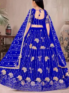 F Plus Fashion Multi Net Lehenga Choli