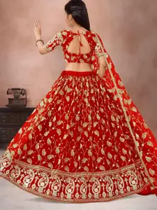 F Plus Fashion Multi Net Lehenga Choli
