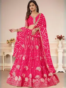 F Plus Fashion Black Net Lehenga Choli