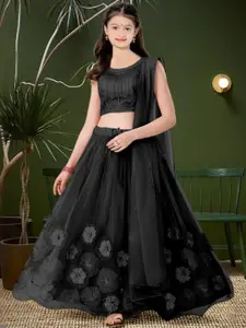 F Plus Fashion Pink Net Lehenga Choli