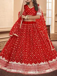 F Plus Fashion Multi Net Lehenga Choli